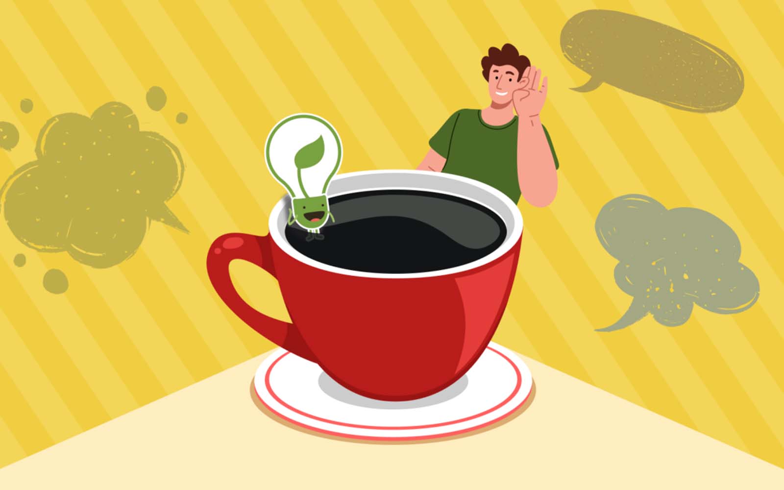 How Looking At Kopi Cups Can Make You A Better Listener
