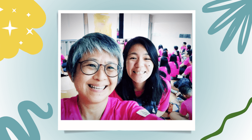 Ching wi community service for Singapore Buddhist Youth Day